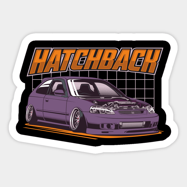 honda civic Sticker by rclndsgn